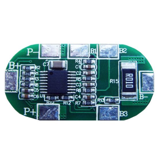 4s 8A PCM BMS for 14.4V 14.8V Li-ion/Lithium/ Li-Polymer 12V 12.8V LiFePO4 Battery Pack Size L34*W17*T4mm (PCM-L04S10-645)