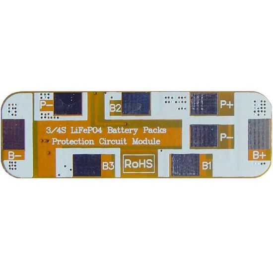 3s~4s 7A PCM BMS for 14.4V 14.8V Li-ion/Lithium/ Li-Polymer 12V 12.8V LiFePO4 Battery Pack Size L50*W16*T4mm (PCM-Li04S7-150)