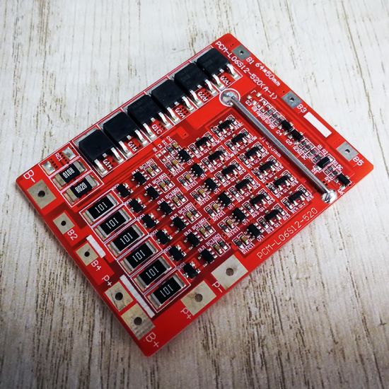 4s 20A PCM BMS for 14.4V 14.8V Li-ion/Lithium/ Li-Polymer 12V 12.8V LiFePO4 Battery Pack Size L65*W40*T5mm (PCM-L04S25-326)