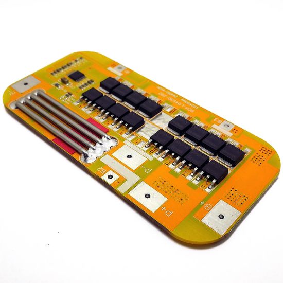 4s 30A PCM BMS for 14.4V 14.8V Li-ion/Lithium/ Li-Polymer 12V 12.8V LiFePO4 Battery Pack Size L102*W50*T6mm (PCM-L04S30-292)