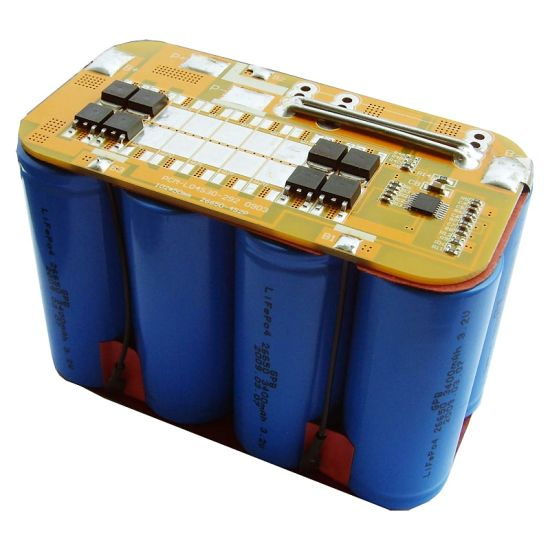 4s 30A PCM BMS for 14.4V 14.8V Li-ion/Lithium/ Li-Polymer 12V 12.8V LiFePO4 Battery Pack Size L102*W50*T6mm (PCM-L04S30-292)