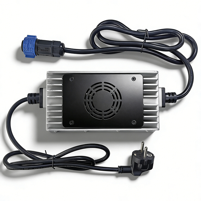 75.6V 10A 12A Sealed Charger 900W IP67 Waterproof Charger for 64.8V 66.6V 18S Electric Motorcycle RV Camper Lithium Battery Pack