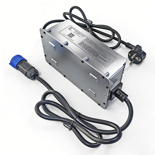 24V 25.2V 15A 20A Sealed Charger 900W IP67 Waterproof Charger for 21.6V 22.2V 6S Electric Motorcycle RV Camper Lithium Battery Pack