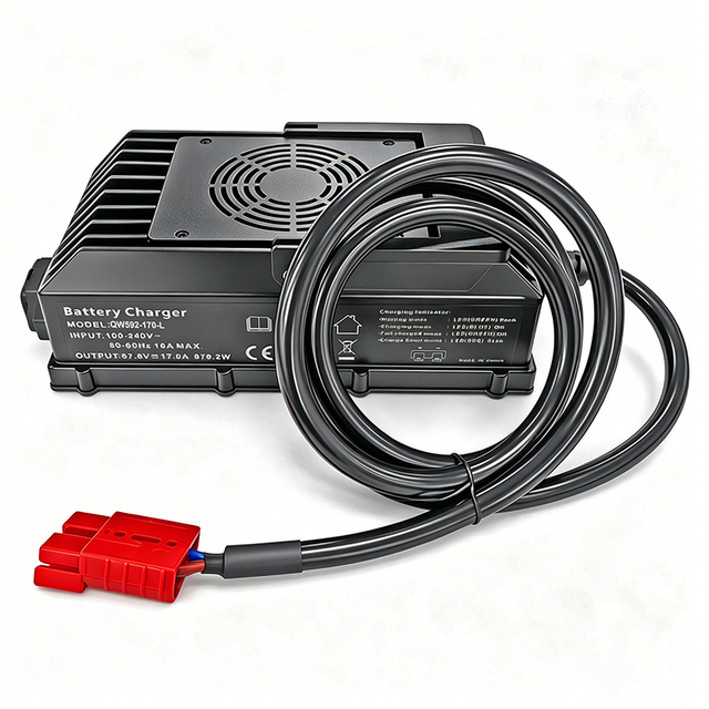 1200W IP67 Waterproof Charger 16.8V 40A Battery Charger for 14.4V 14.8V 4S Electric Boat Golf Cart Sightseeing Car Lithium Battery Pack