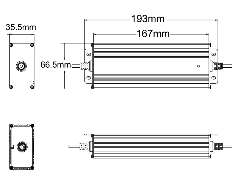 180W IP67 Drawings