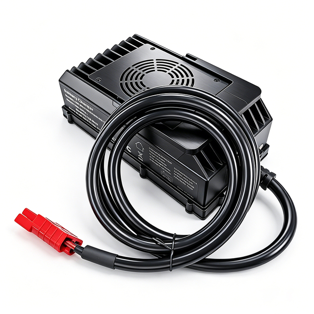 1200W IP67 Waterproof Charger 48V 58.8V 20A Battery Charger for 48V 50.4V 51.8V 14S Electric Boat Golf Cart Sightseeing Car Lithium Battery Pack
