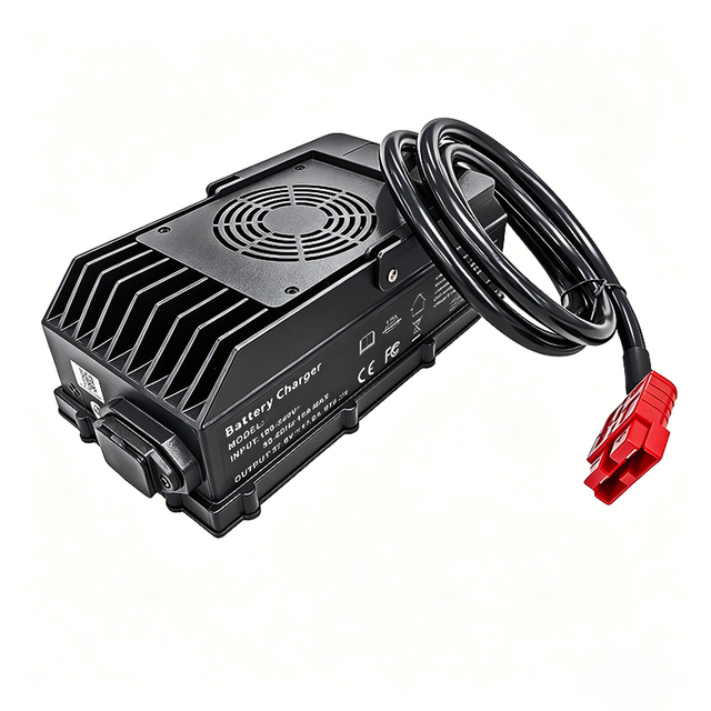 1200W IP67 Waterproof Charger 46.2V 25A Battery Charger for 39.6V 40.7V 11S Electric Boat Golf Cart Sightseeing Car Lithium Battery Pack